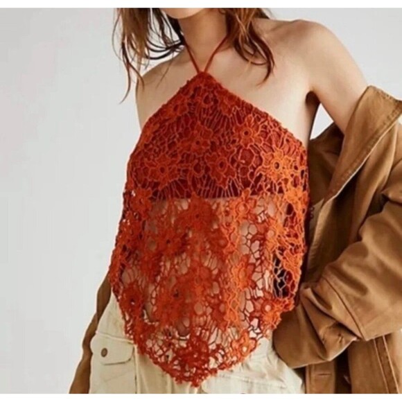 Free people Seychelles crochet top - Picture 1 of 3